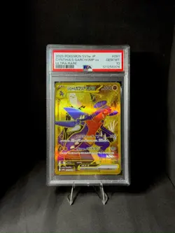 PSA Gem Mint 10 Cynthia’s Garchomp ex 091/063 UR 2025 Pokemon Japanese Heat Wave - Image 1