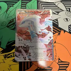 Pokemon Reshiram Full Art Ultra Rare Holo RC22/RC25 Legendary Treasures - Image 1