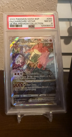 Pokemon - Promo - Ultra Premium Collection Charizard VStar #SWSH262 PSA 8 - Image 1