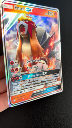 Entei GX 10/73 Shining Legends Holo Rare GX Pokemon TCG - Image 2