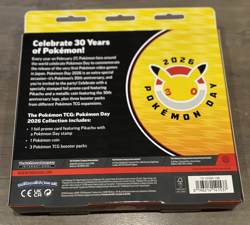 Pokemon Day 2026 Collection New Sealed Pikachu Promo 30th Anniversary TCG - Image 2