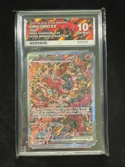Pokemon Oricorio EX 024 Black Star Promo - ACE 10 GEM MINT Perfect Subgrades - Image 1