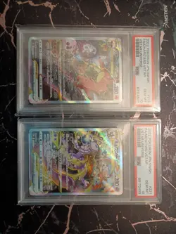 2022 Pokemon Japanese Charizard 212 Mewtwo 221 Vstar Universe PSA 10 Set - Image 1