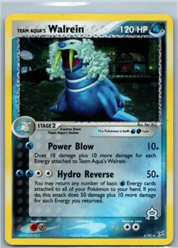 Pokemon TCG - Team Aqua's Walrein - EX Team Magma Vs Team Aqua 6/95 - Holo Rare - Image 1