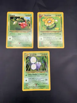 Pokemon TCG - Jumpluff 7/111 Neo Genesis Holo NM/LP + Skiploom & Hoppip - Image 1