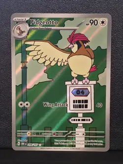 Pidgeotto 208/197 SV03: Obsidian Flames Holo Illustration Rare Pokemon TCG NM - Image 1