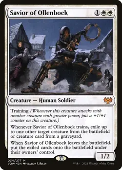 Savior of Ollenbock Foil (034) Innistrad: Crimson Vow VOW MTG Magic - Image 1