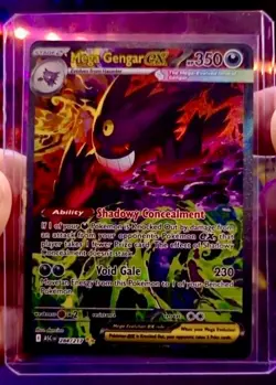 Mega Gengar ex 284/217 SIR Secret Rare Pokemon Ascended Heroes NM Pack Fresh - Image 3