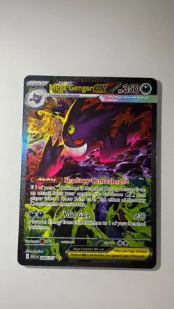Mega Gengar ex 284/217 SIR Secret Rare Pokemon Ascended Heroes NM Pack Fresh - Image 1