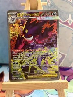 Mega Gengar ex 284/217 SIR Secret Rare Pokemon Ascended Heroes NM Pack Fresh - Image 1