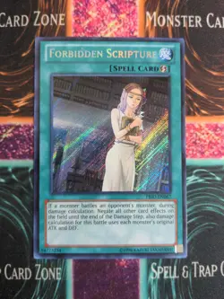 Yu-Gi-Oh! Forbidden Scripture PRIO-EN067 Unlimited Secret Rare NM a1/ - Image 1