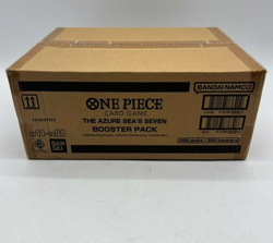 One Piece TCG OP-14 The Azure Sea's Seven Booster Box Case Sealed - HOT SALE - Image 1