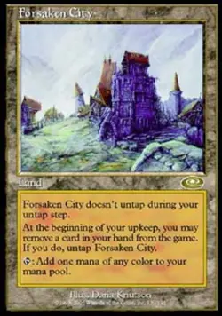 MTG English Forsaken City Light Play Foil Planeshift - Image 1