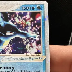 Kingdra ex 92/97 ex Dragon Holo Rare Vintage Pokemon Card - Image 3