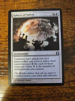 Sphere of Safety Commander 2016 Regular Magic The Gathering Mtg - Image 1
