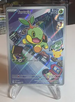 Pokemon Turtwig 040 - First Partners Promo - Full Art Holo.. - Image 1
