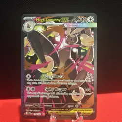 Mega Lopunny ex 128/094 Me02: Phantasmal Flames Holo Pokemon TCG SIR - Image 1