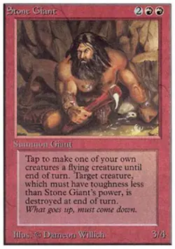 Stone Giant - Medium Play MTG Unlimited - Image 1