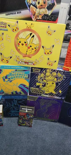 Etb Display & Booster Bundle Job Lot Empty 151 Ascended Crown Zenith - Pokemon - Image 4