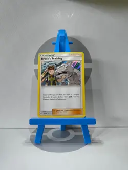 Brock's Training 55/68 - Holo Rare - Sun & Moon: Hidden Fates - Pokemon TCG - Image 1