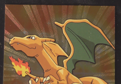 Topps #06 Charizard Holo Foil TV Animation Series 1 Pokemon Black Logo NRMINT - Image 4