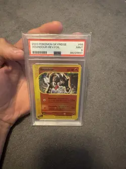 2003 POKEMON SKYRIDGE #66 HOUNDOUR-REVERSE FOIL PSA 9 - Image 1