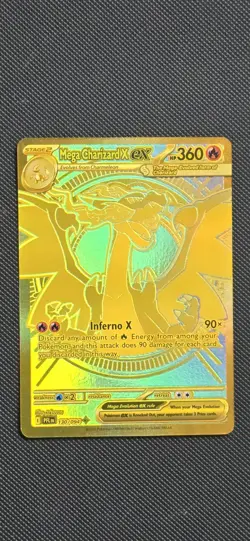 Pokemon TCG - Mega Charizard X ex - 130/094 - ME02: Phantasmal Flames (PFL) - Image 1