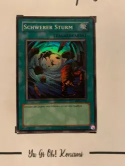 SCHWERER STURM - MRD-G142 DEUTSCH Yu-Gi-Oh! CARD SUPER RARE HOLO KONAMI TCG *PV - Image 3