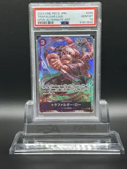 One Piece Card Japanese Awakening of the New Era TRAFALGAR LAW OP05-069 PSA10 - Image 1