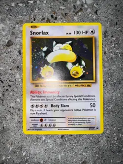 Pokemon TCG Cards Snorlax XY179 Black Star Promo Holo EXC - Image 3