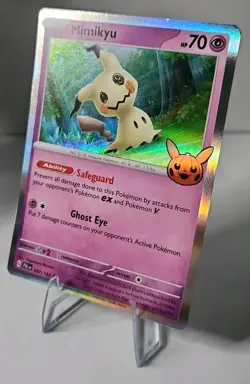 Pokemon TCG Mimikyu Trick Or Trade Holo Rare Card 097/193 Halloween 2023 NM - Image 1