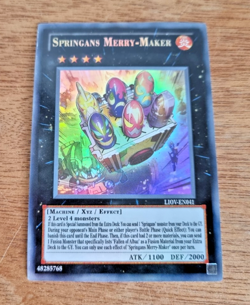 Yu-Gi-Oh! Springans Merry-Maker LIOV-EN041 Super Rare Card - Image 1