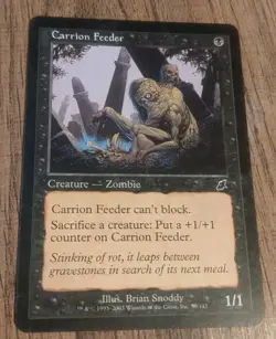 Magic Mtg Scourge Carrion Feeder #59 lightly played - Image 1