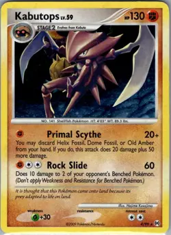 Kabutops 4/99 Holo Arceus - Pokemon Card - NM - Image 1