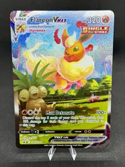 Flareon Vmax Black Star Promo JUMBO Card SWSH180 NM 2021 Eng in Sleeve/TopLoader - Image 1