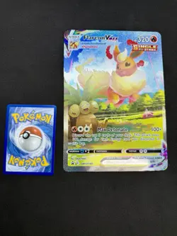 Flareon Vmax Black Star Promo JUMBO Card SWSH180 NM 2021 Eng in Sleeve/TopLoader - Image 5