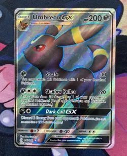 Umbreon GX 142/149 Pokemon Sun & Moon Holo Full Art Card Near Mint NM - Image 1