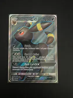 Umbreon GX 142/149 Pokemon Sun & Moon Base Set Full Art Near Mint Condition - Image 1