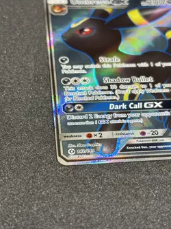 Pokemon Umbreon GX Card 142/149 Sun Moon Base Full Art, Near Mint Condition - Image 2