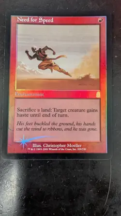 MTG Foil Need For Speed Odyssey Magic Card - Image 1