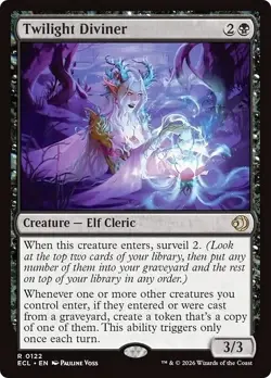 TWILIGHT DIVINER x1 mtg NM-M Lorwyn Eclipsed 1 Rare - Image 1