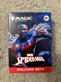 HASBRO MAGIC THE GATHERING MTG SPIDER-MAN 2099 WELCOME DECK Blue SEALED NEW! - Image 1