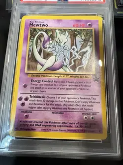 Pokemon Mewtwo Black Star Promo #12 Graded PSA 6 Nintendo Power 131 WOTC 2000 - Image 2