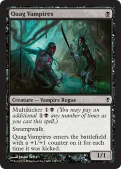 Quag Vampires - Light Play MTG Conspiracy - Image 1
