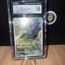 Lairon IR 184/167 - Twilight Masquerade - CGC GEM MINT 10 - Pokemon IR 2024 💎 - Image 2