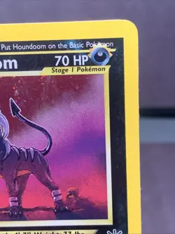 Pokemon TCG Houndoom 8/64 Neo Revelation Holo Rare Unlimited WOTC VTG 2000 Swirl - Image 3