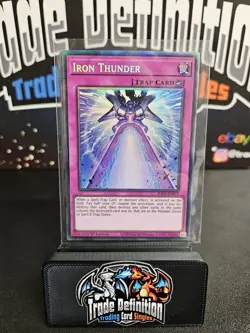 RA05-EN079 Iron Thunder Collector's Rare 1st Ed YuGiOh - Image 1