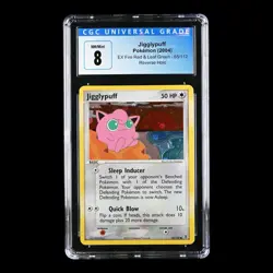 NM/MINT 2004 POKEMON EX FIRE RED & LEAF GREEN 65JIGGLYPUFF REVERSE CGC 8 psa - Image 1