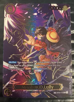 One Piece Monkey.D.Luffy - OP09-119 (SP) - Carrying On His Will (OP13) - Image 3