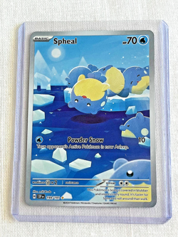 Spheal 199/191 - Surging Sparks - Rare Illustration - NM Pokemon Card - Image 1